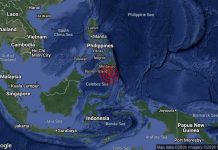 Gempa Kuat 8,2 Magnitudo Guncang Mindanao, Getaran Terasa di Sabah Peta dan informasi gempa kuat di dekat Mindanao yang terasa hingga Sabah